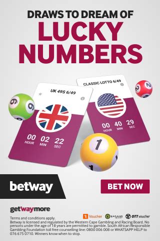 betway lucky numbers today lunchtime